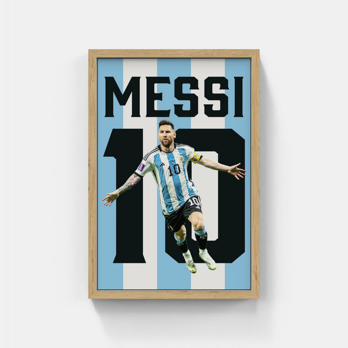 Plakat - Leo Messi 10