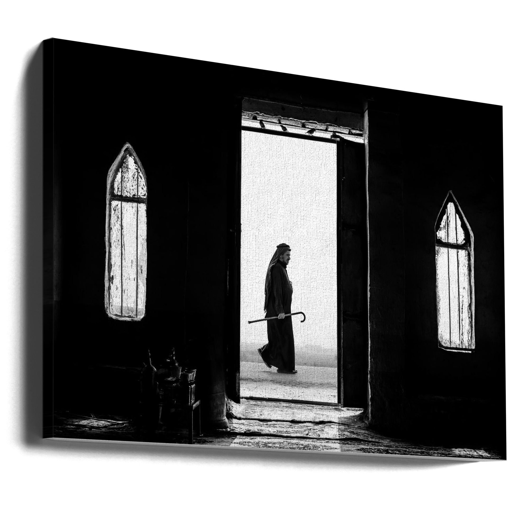Canvas - Man With Cane - Admen.dk