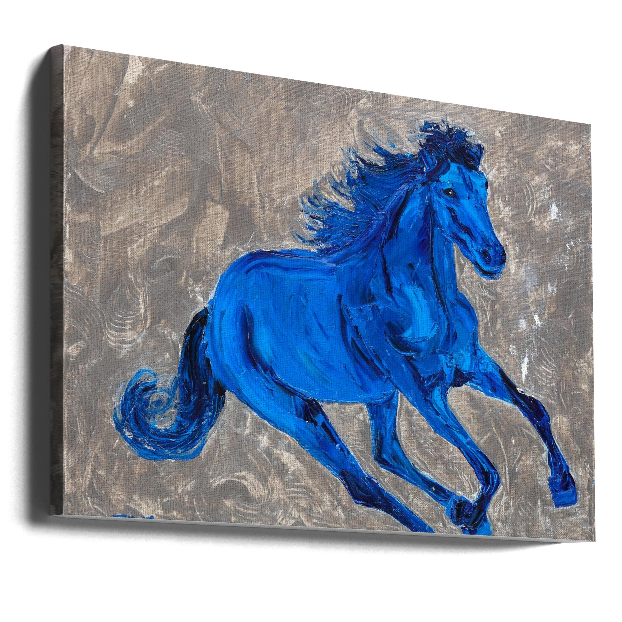 Canvas - Blue Horse - Admen.dk