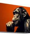 Canvas - Thinking Monkey
