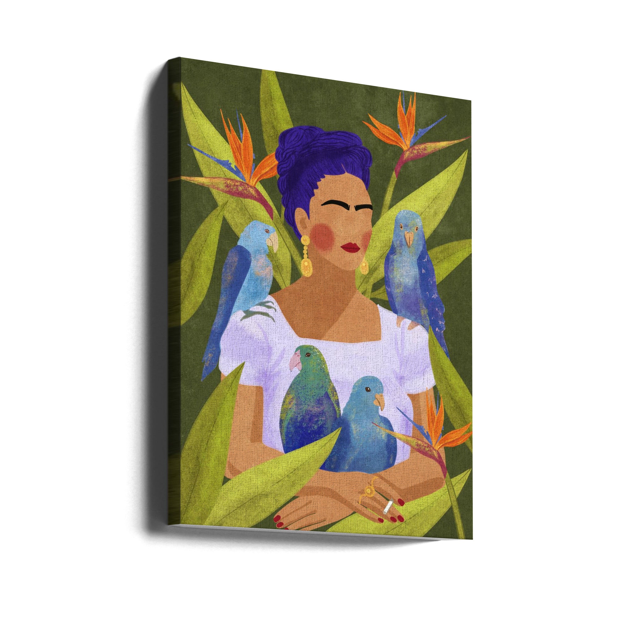 Canvas - Frida and birds - Admen.dk
