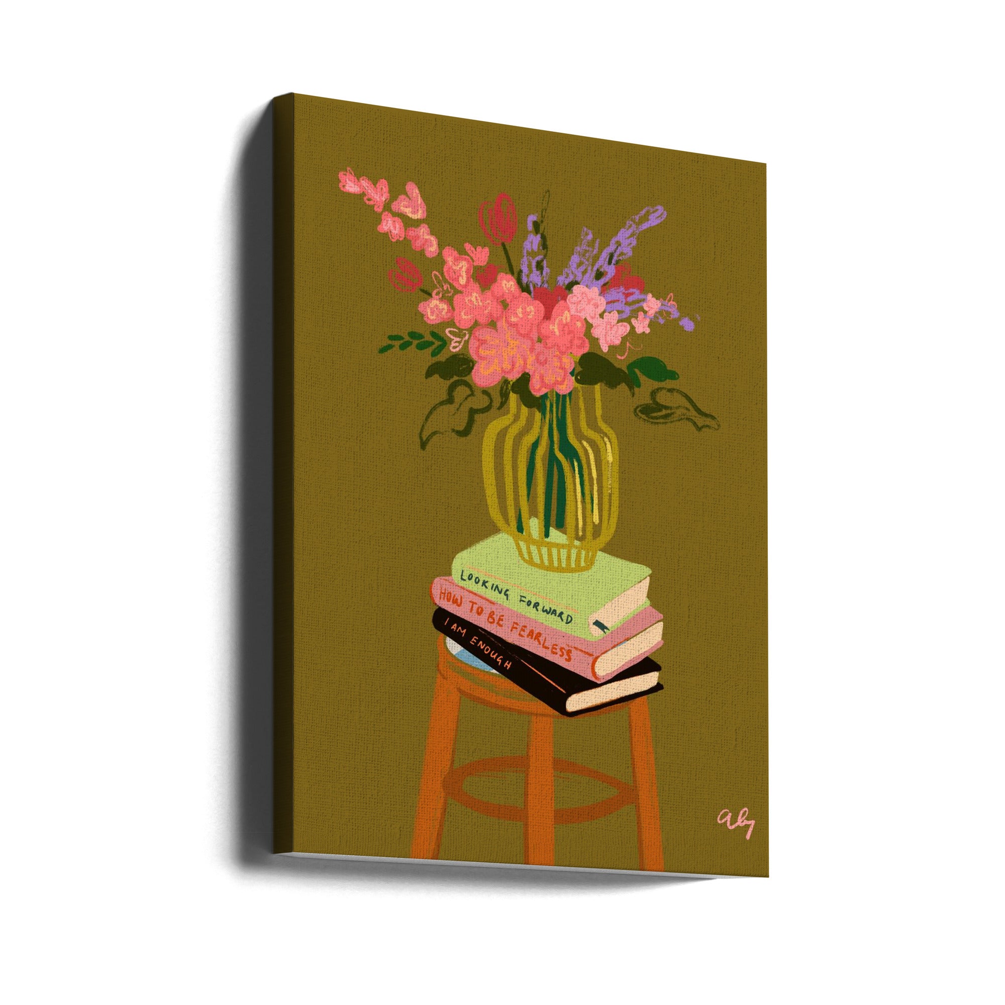 Canvas - Floral Vase - Admen.dk