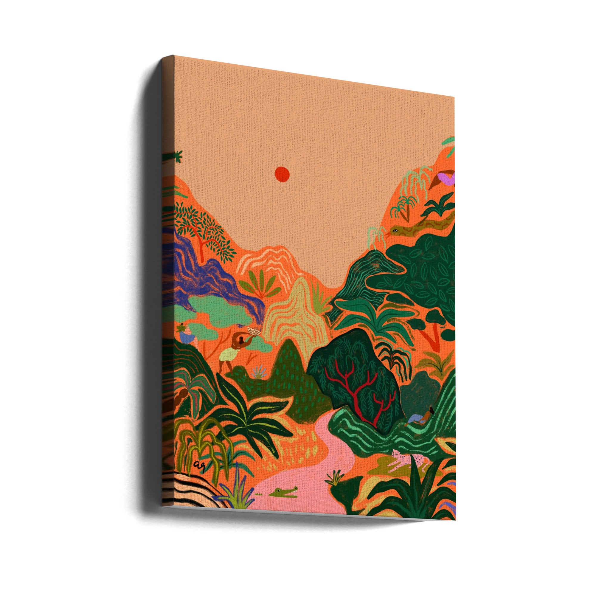 Canvas - Hidden Paradise No2 - Admen.dk