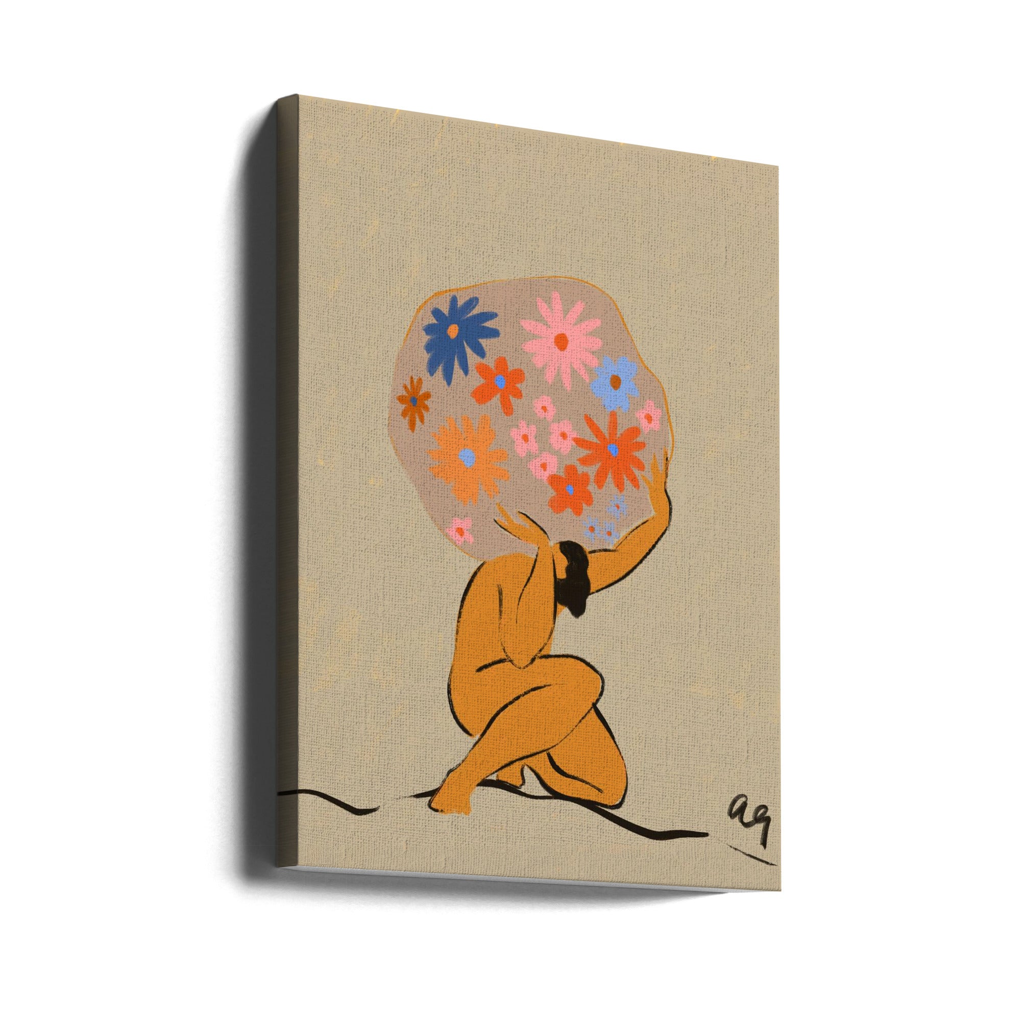 Canvas - World On Her Shoulders - Admen.dk