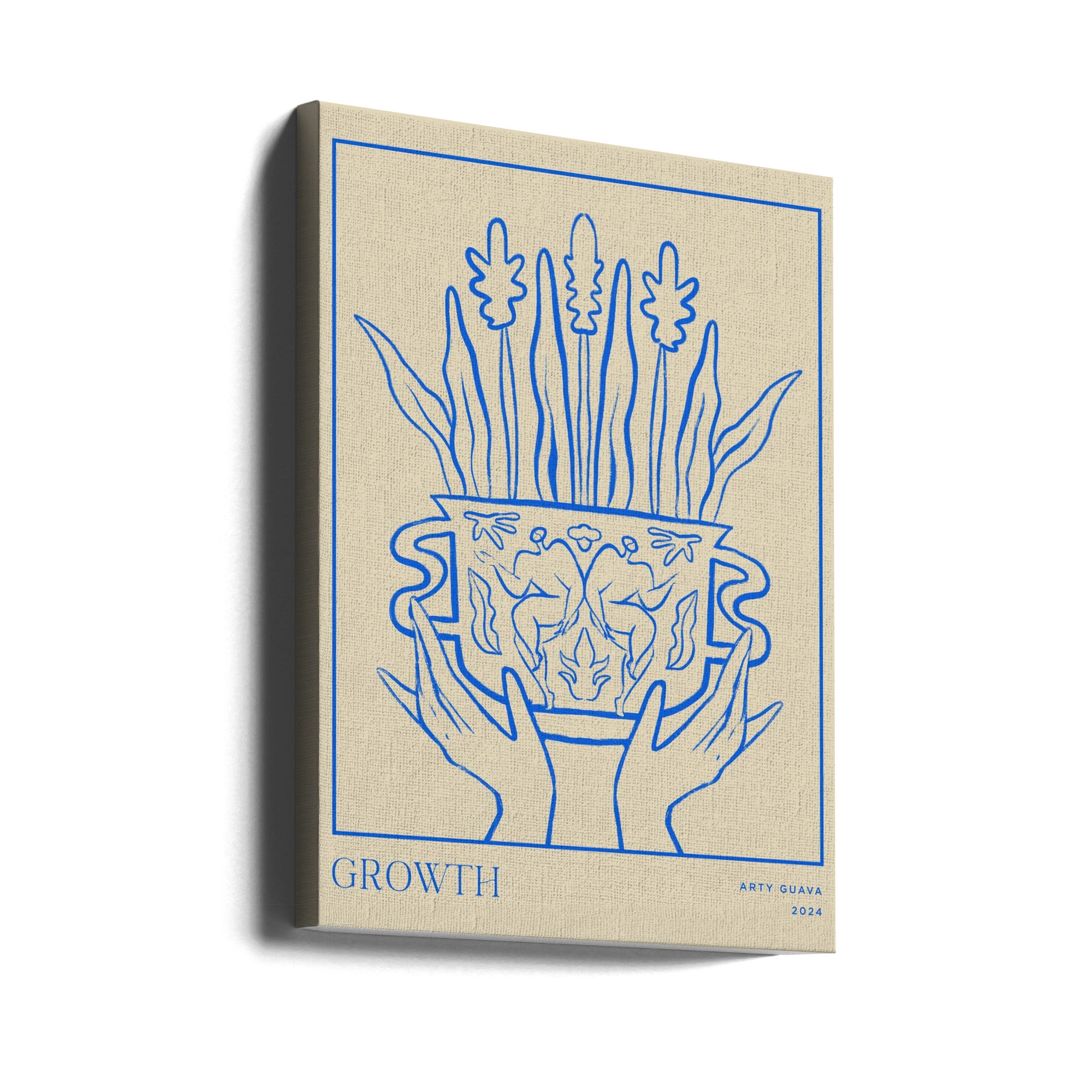 Canvas - Vessel Collection : Growth (LineArt) - Admen.dk