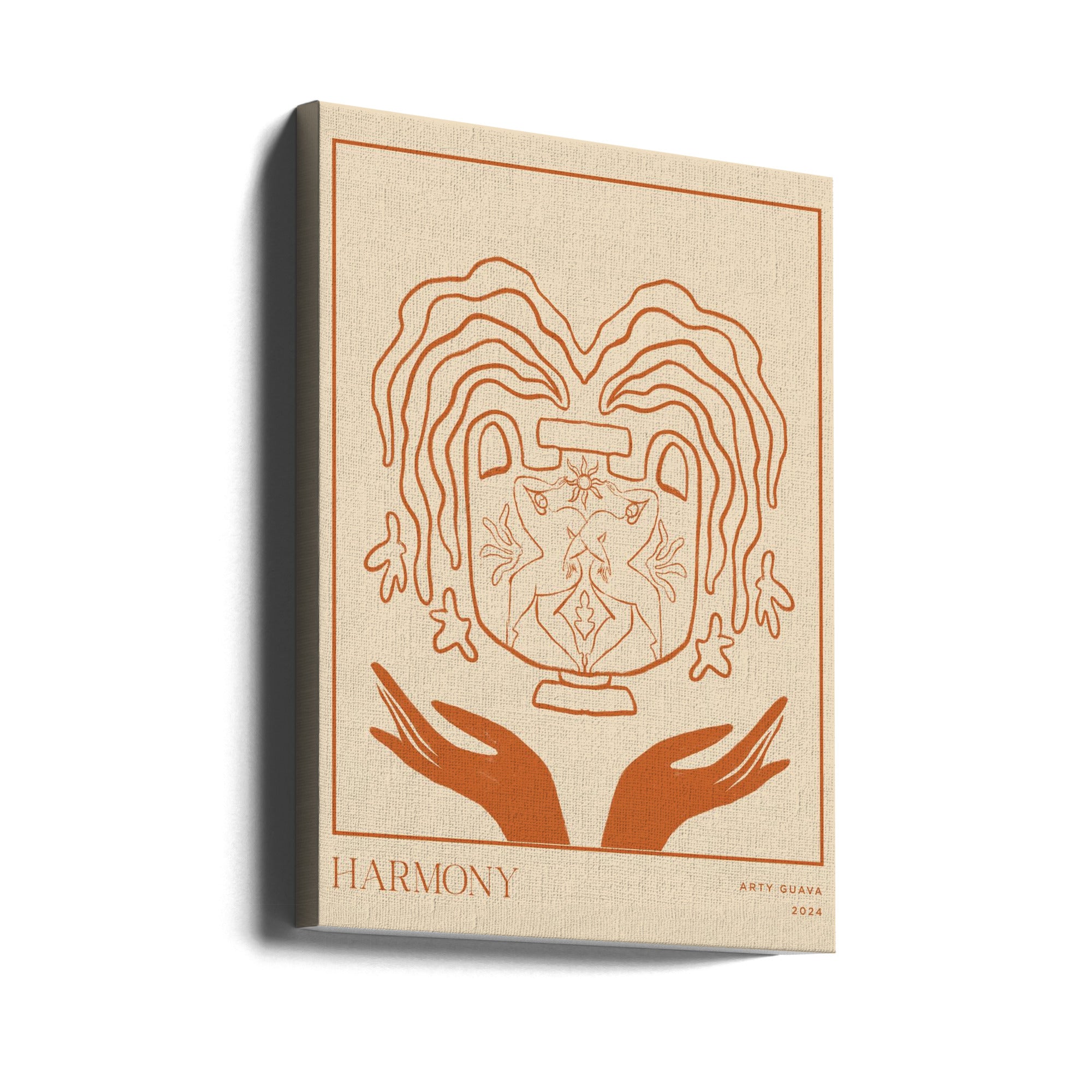 Canvas - Vessel Collection : Harmony (LineArt) - Admen.dk