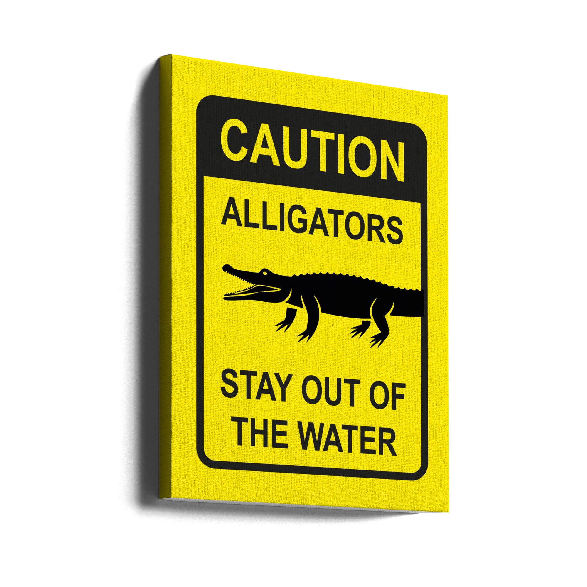 Canvas - Caution Alligators