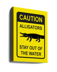 Canvas - Caution Alligators