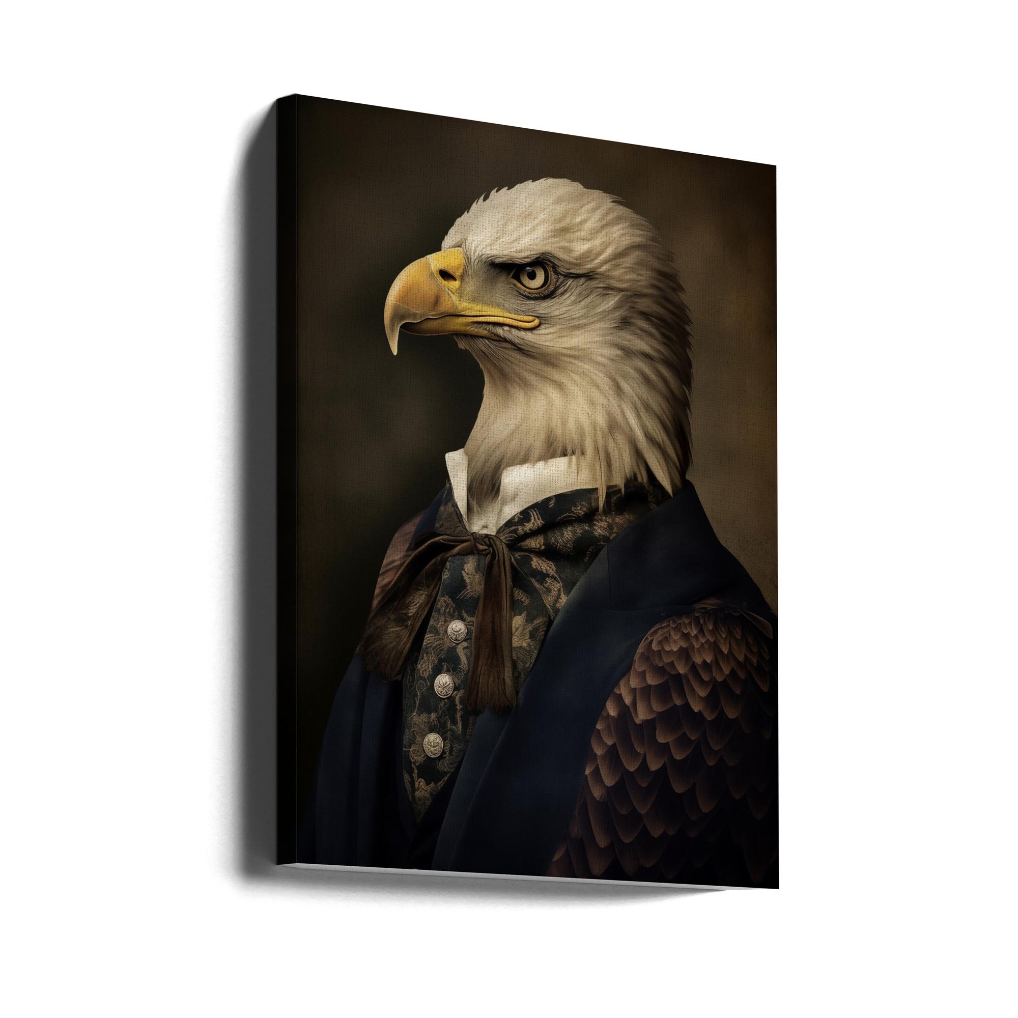 Canvas - Bald Eagle Portrait
