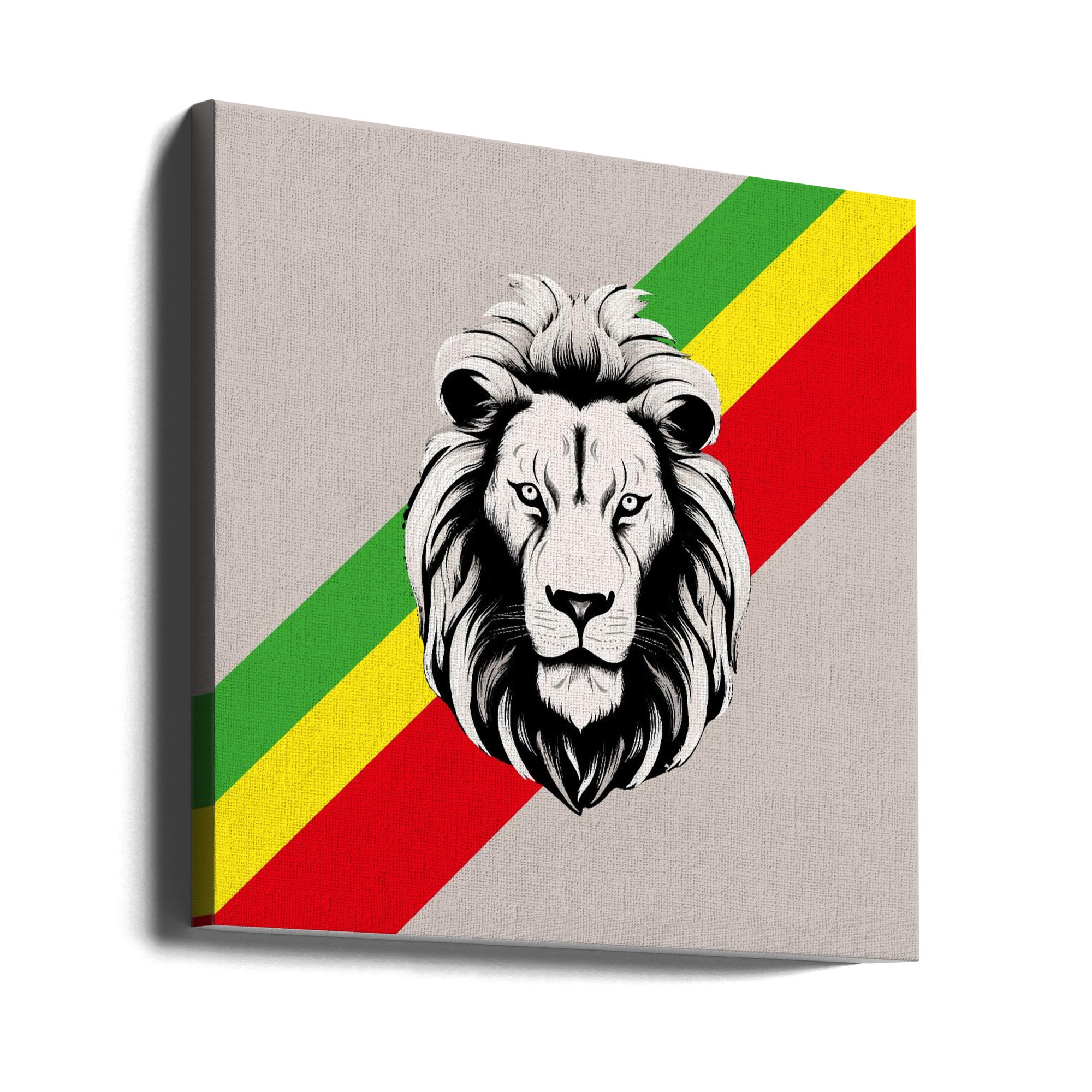Canvas - Rasta Lion