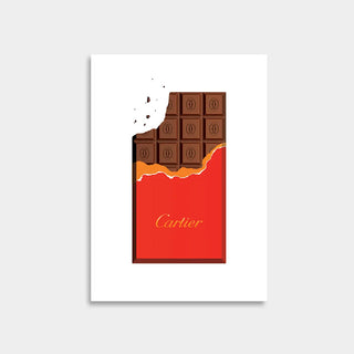 Plakat - Cartier chocolate bite