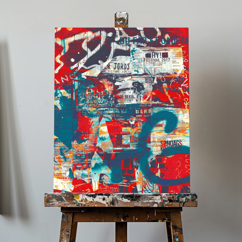Canvas - Vibrant Graffiti Wall