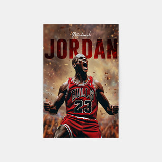 Plakat - Michael Jordan i jubel