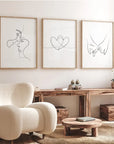 Plakat - Couple love kunst - admen.dk