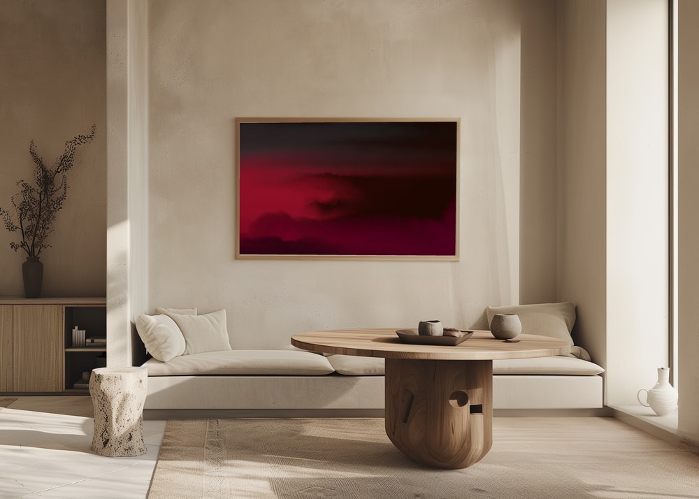 Plakat - Moody Red Haze