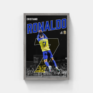Plakat - Cristiano Ronaldo i sejrsdans - admen.dk