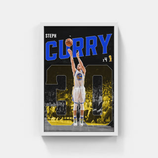 Plakat - Stephen Curry i hopla