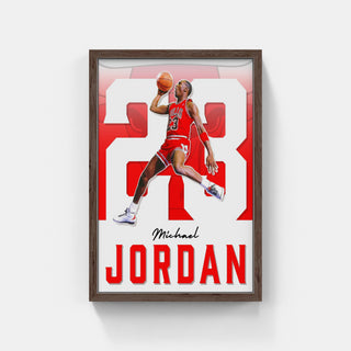 Plakat - Michael Jordan i bevægelse