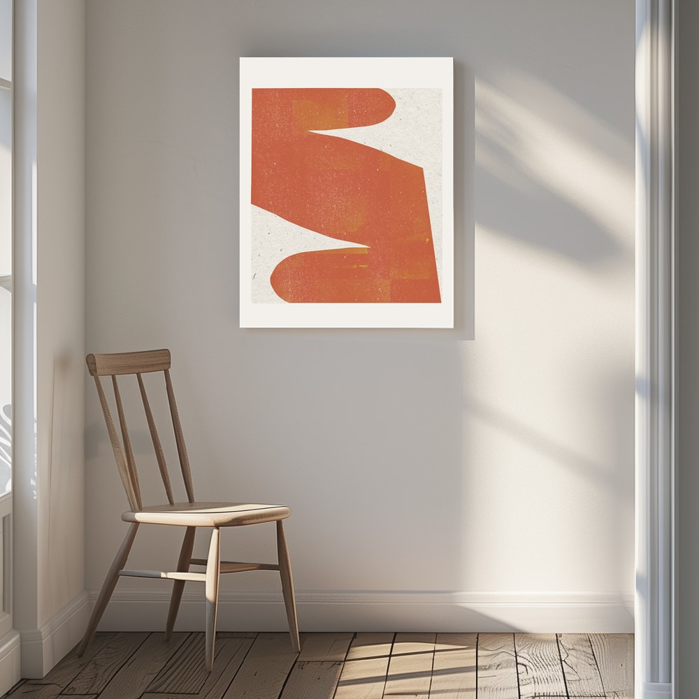 Canvas - Orange Silhouette