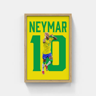 Plakat - Neymar 10 - admen.dk