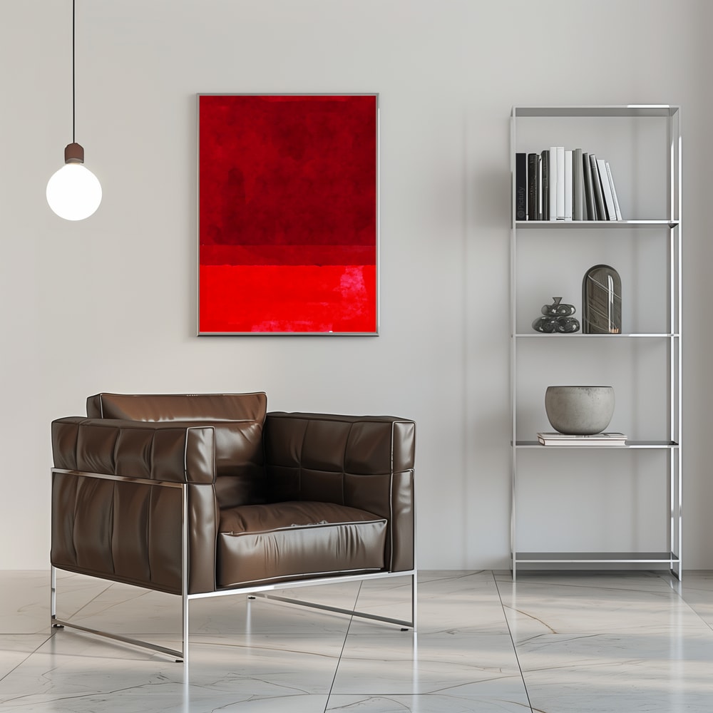 Plakat - Deep Red Abstraction - Jay Stanley
