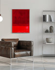 Plakat - Deep Red Abstraction - Jay Stanley