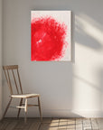 Canvas - Vibrant Red Texture
