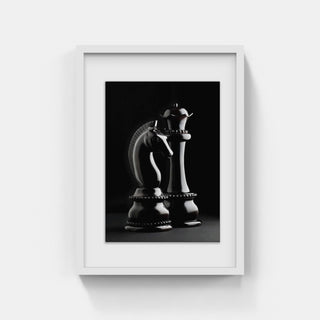 Plakat - Lets play chess kunst