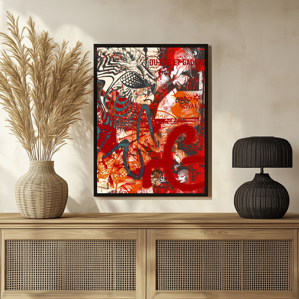 Plakat - Vibrant Street Fusion