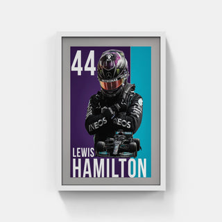 Plakat - Lewis Hamilton nr. 44