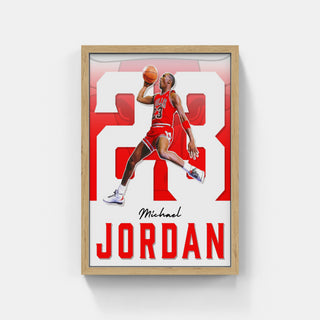 Plakat - Michael Jordan i bevægelse