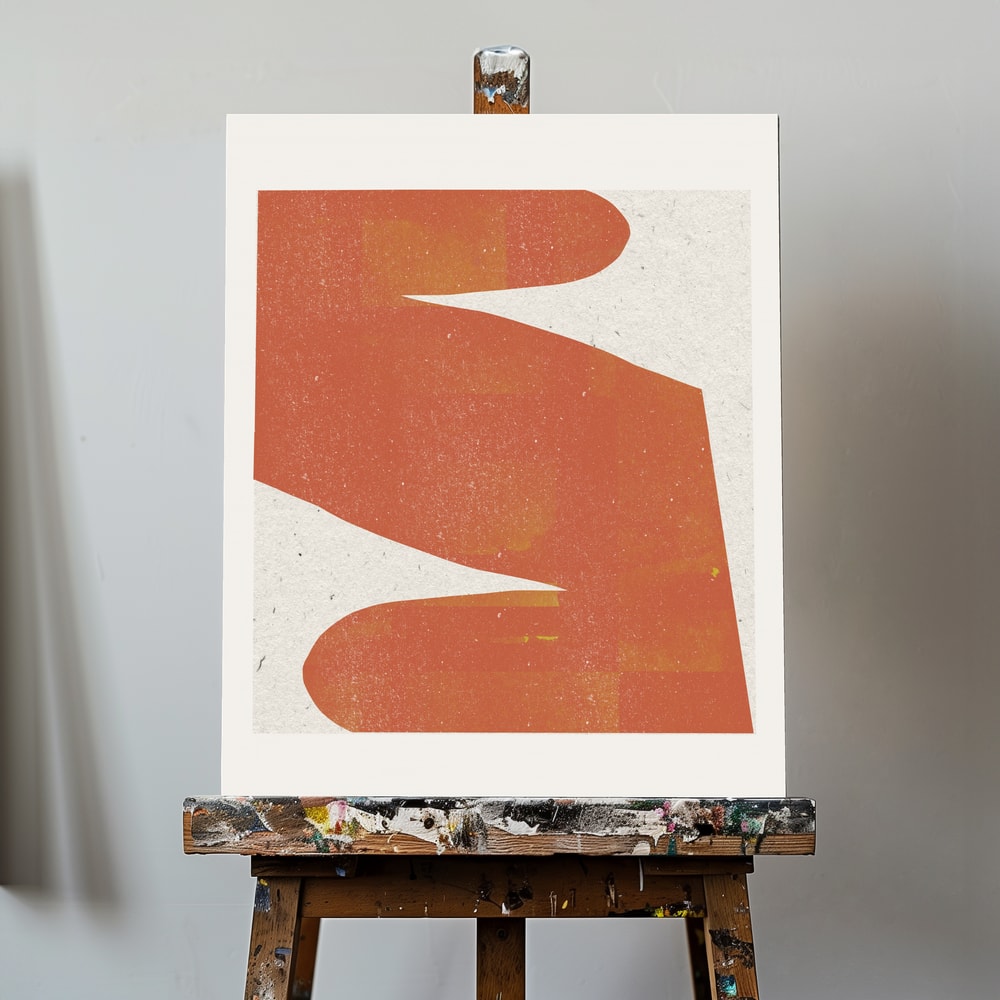 Canvas - Orange Silhouette