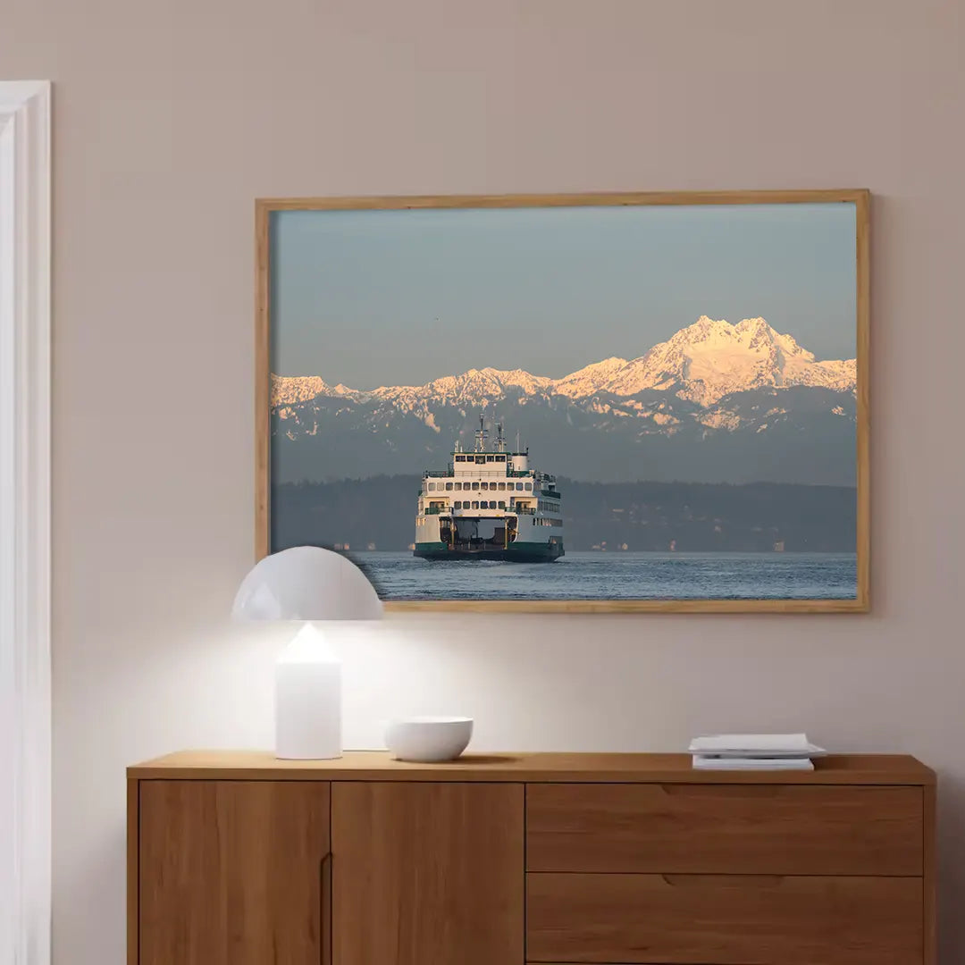 Plakat - Seattle Færge fotokunst - admen.dk