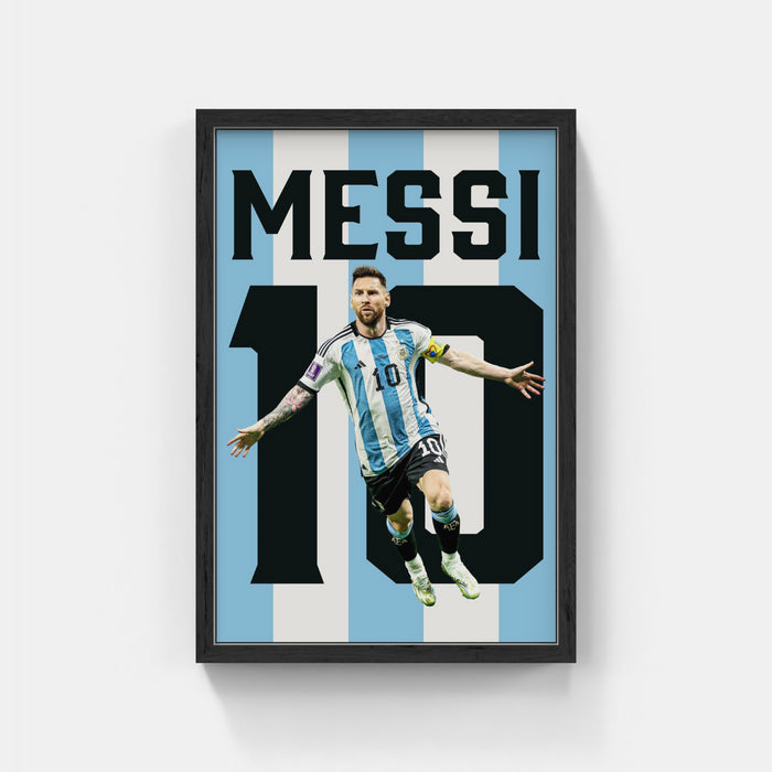 Plakat - Leo Messi 10