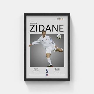 Plakat - Zinedine Zidane Real Madrid look