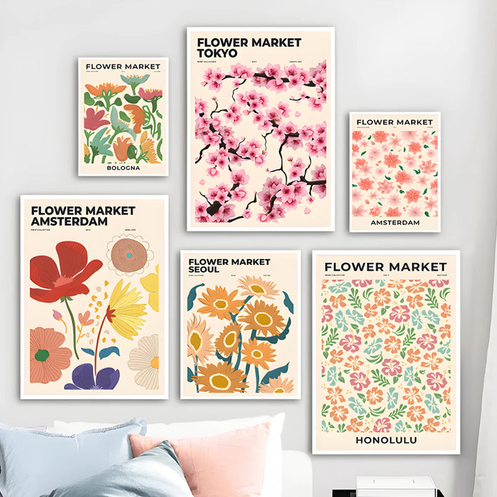 Plakat Honolulu blomster Flower Market