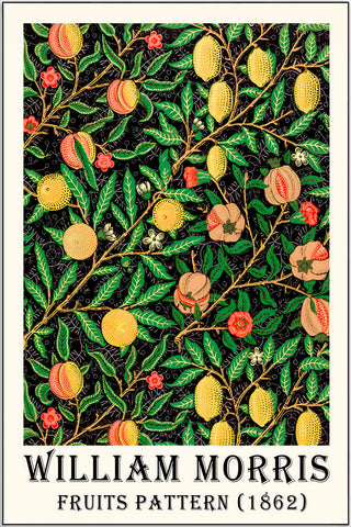 Plakat - William Morris - Grønne pattern kunst - admen.dk
