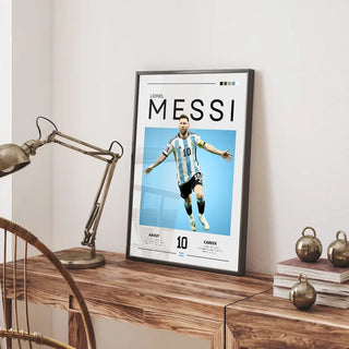 Plakat - Leo Messi i grafisk look