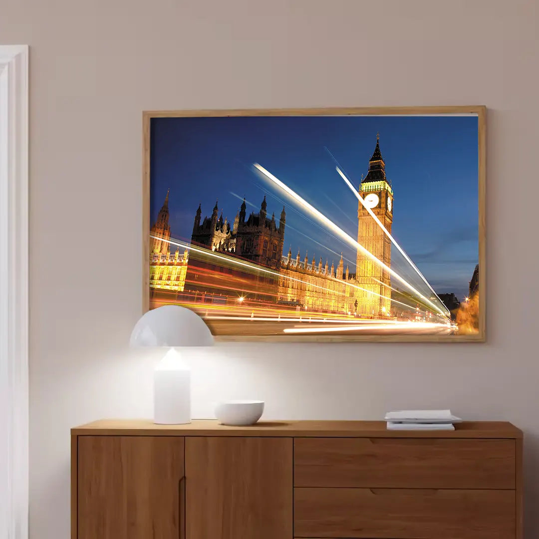 Plakat - London by night fotokunst - Admen.dk