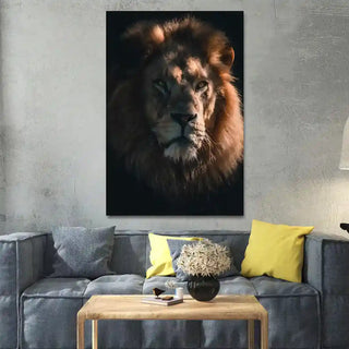Plakat - Løve portræt