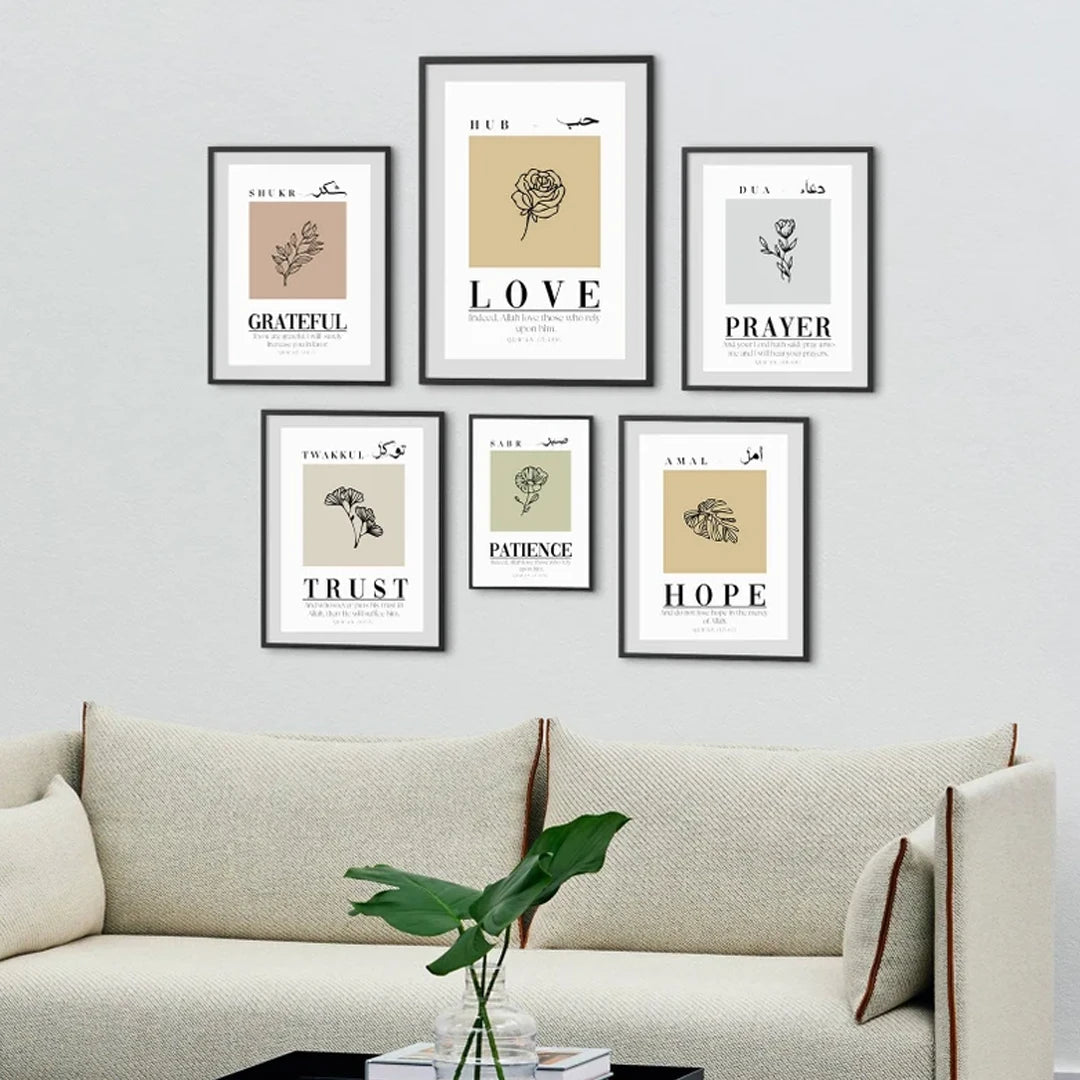 Plakat - Love kalligrafi - admen.dk