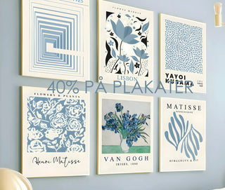 Plakat - Yayoi Kusama - Tokyo blue kunst - admen.dk