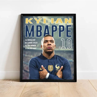 Plakat - Kylian Mbappe style