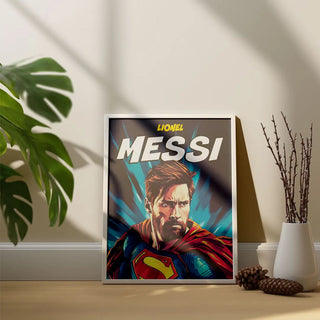 Plakat - Messi superhelt