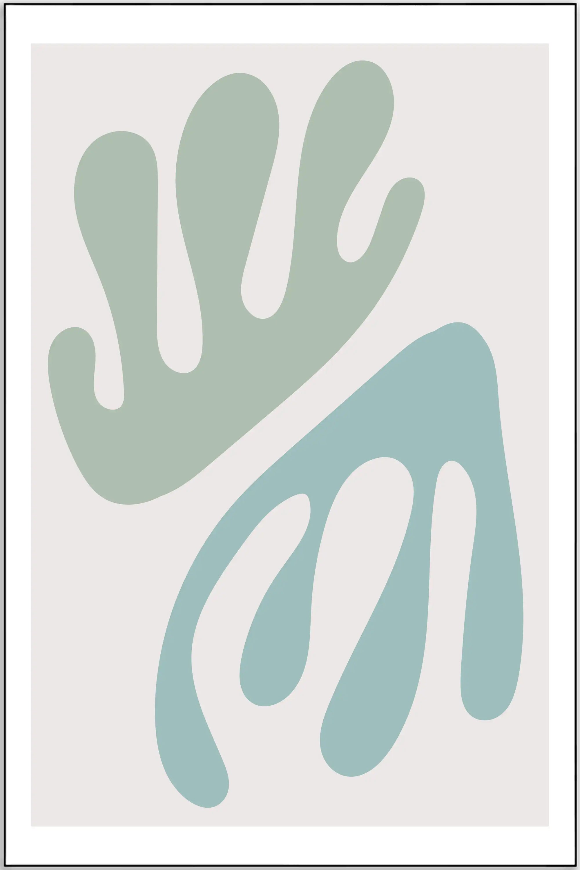 Plakat - Moderne minimalistisk kunst - admen.dk