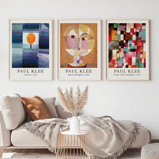 Plakat - Paul Klee - Senecio Baldgreis kunst - admen.dk