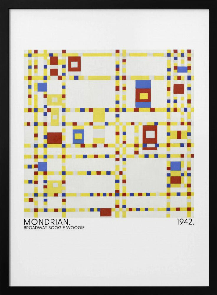 Plakat - Broadway Boogie Woogie - Admen.dk