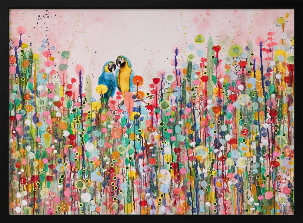 Plakat - Love Feathers - Admen.dk