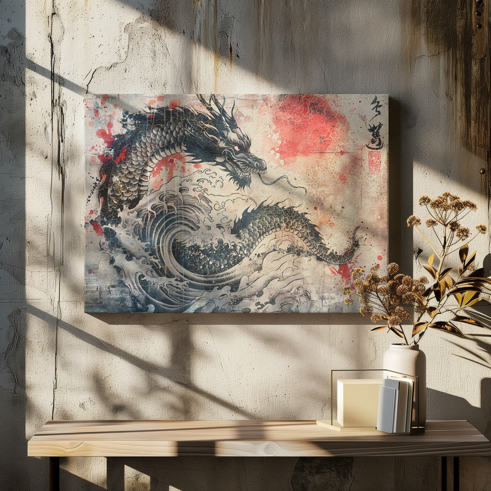 Canvas - Japan Ink Art Illustration