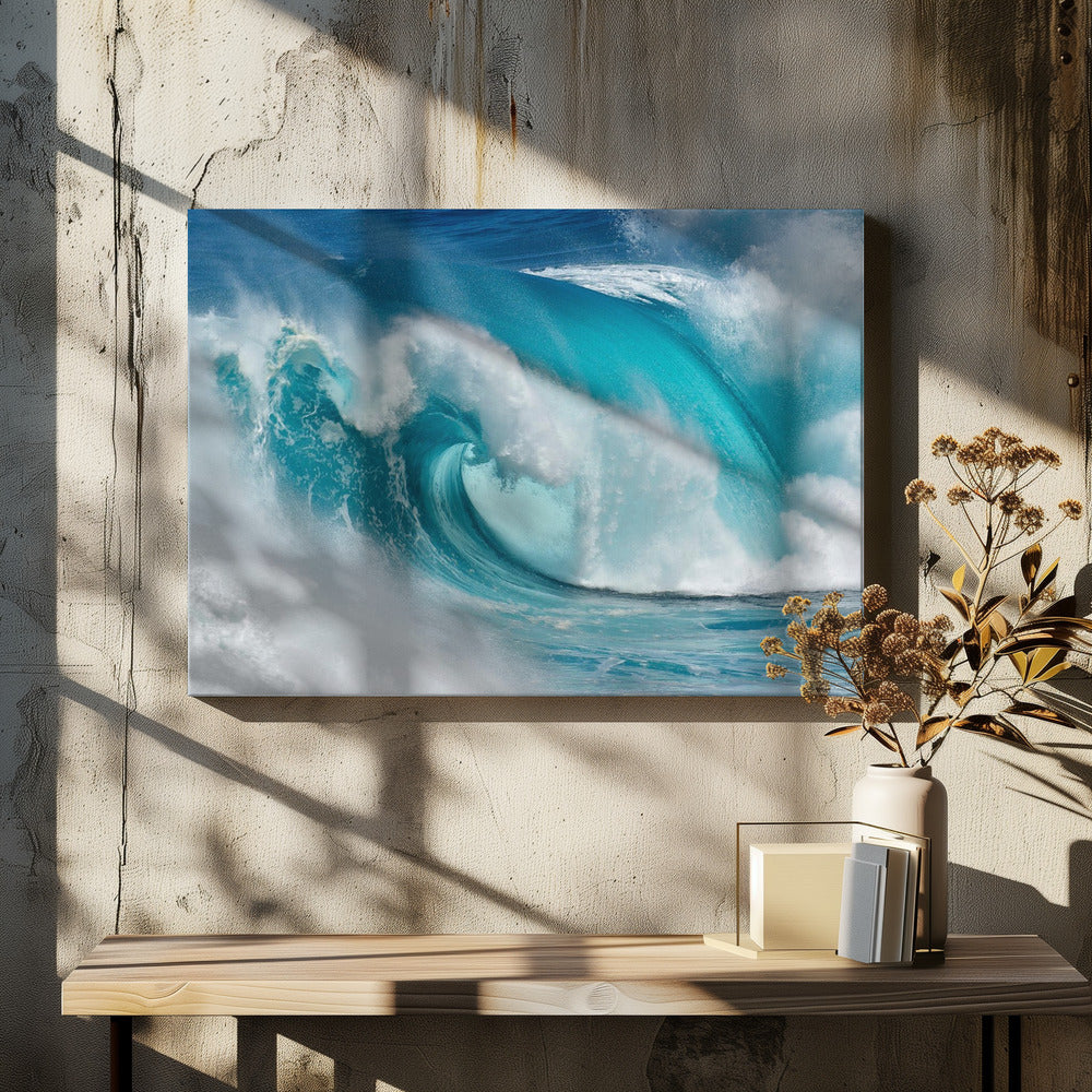 Canvas - When the ocean turns into blue fire